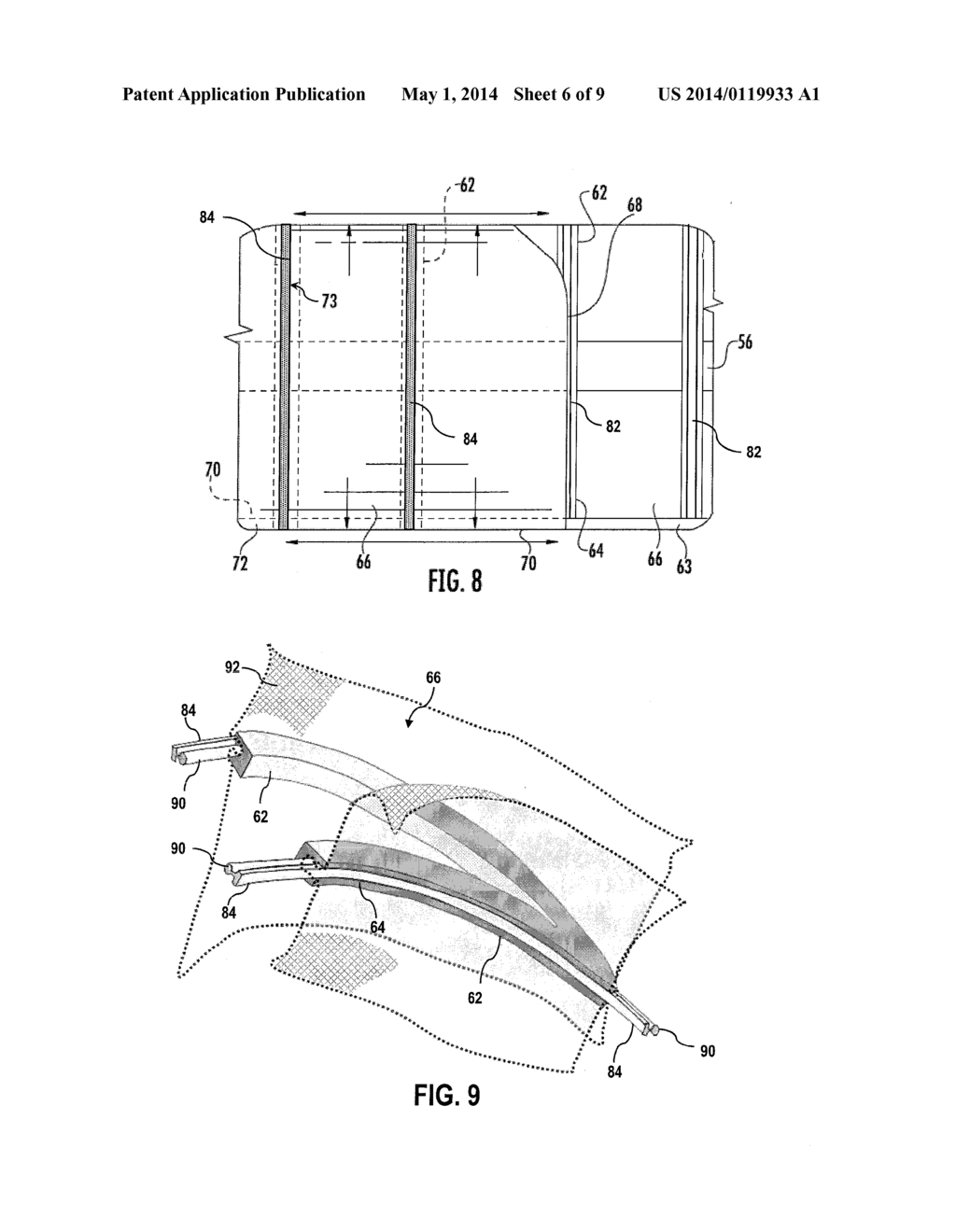 WIND TURBINE ROTOR BLADE WITH FABRIC SKIN AND ASSOCIATED ATTACHMENT METHOD - diagram, schematic, and image 07