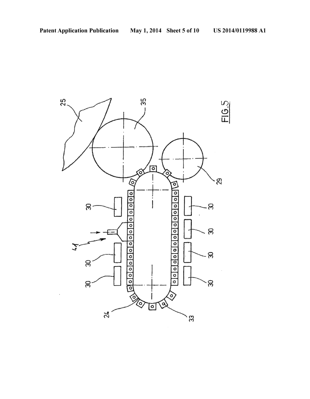 METHOD AND DEVICE FOR STERILISING AND DEVICE FOR BLOW-MOULDING CONTAINERS - diagram, schematic, and image 06