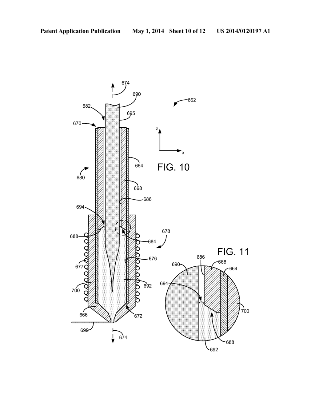 LIQUEFIER ASSEMBLY FOR USE IN EXTRUSION-BASED ADDITIVE MANUFACTURING     SYSTEMS - diagram, schematic, and image 11