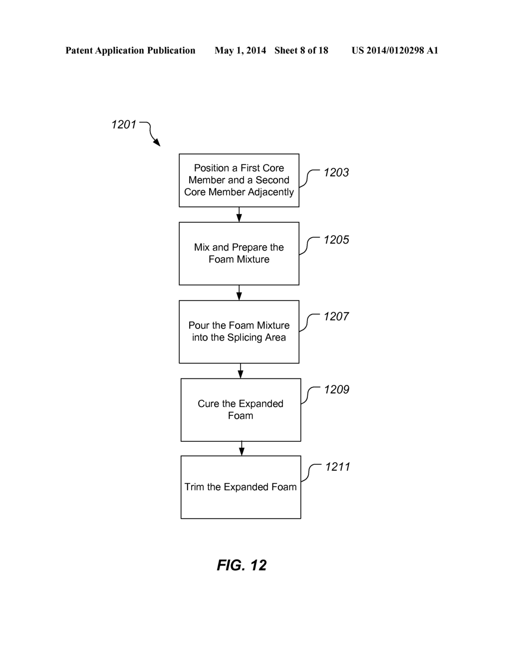 Method of Repairing, Splicing, Joining, Machining, and Stabilizing     Honeycomb Core Using Pourable Structural Foam and a Structure     Incorporating the Same - diagram, schematic, and image 09