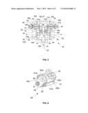 Gas burner for a household appliance diagram and image