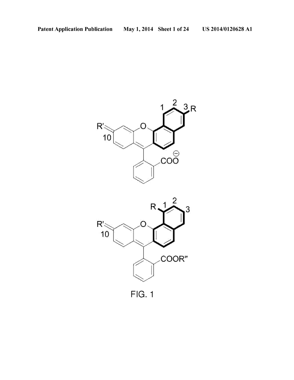 NEAR-INFRARED FLUORESCENT DYES WITH LARGE STOKES SHIFTS - diagram, schematic, and image 02