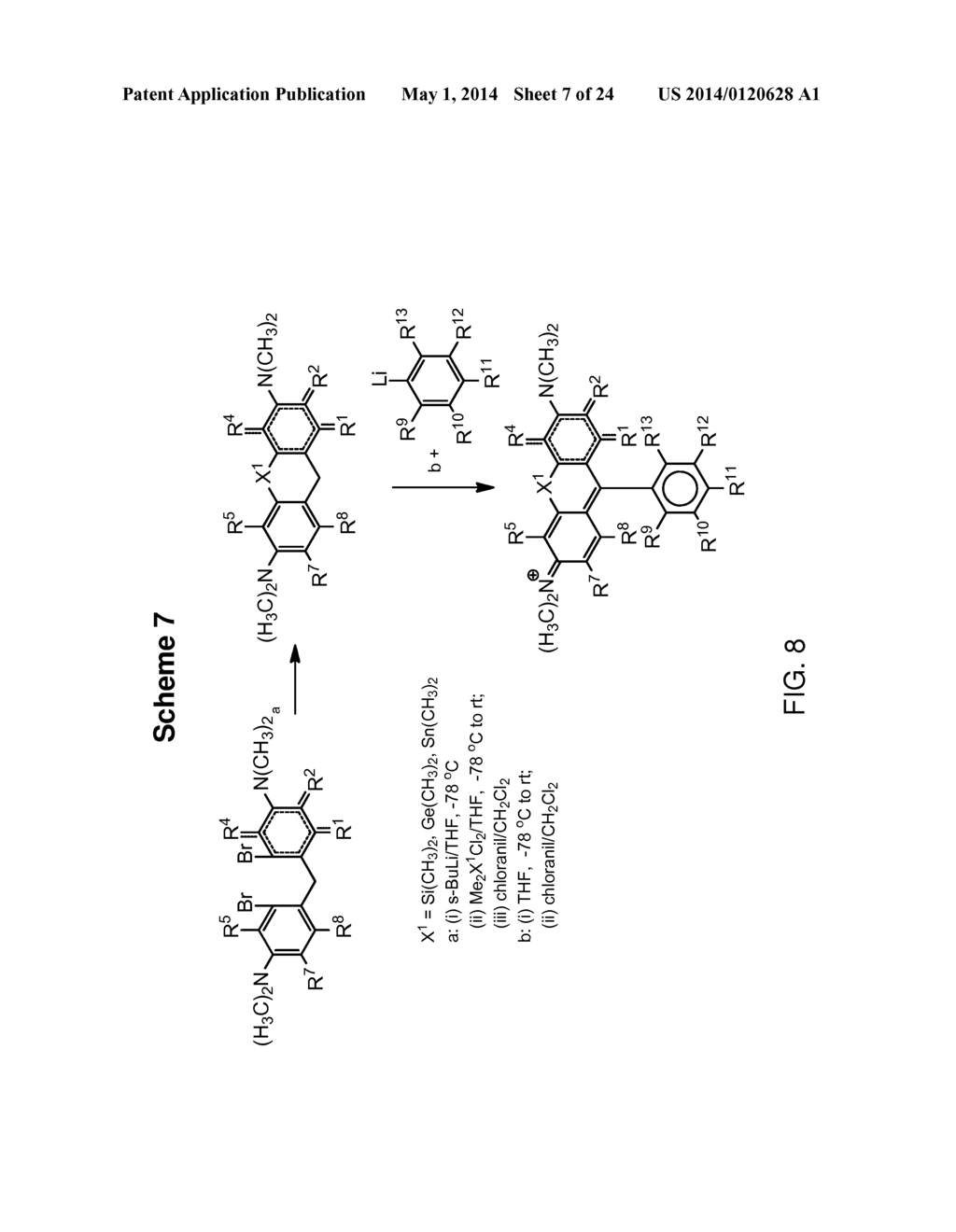 NEAR-INFRARED FLUORESCENT DYES WITH LARGE STOKES SHIFTS - diagram, schematic, and image 08