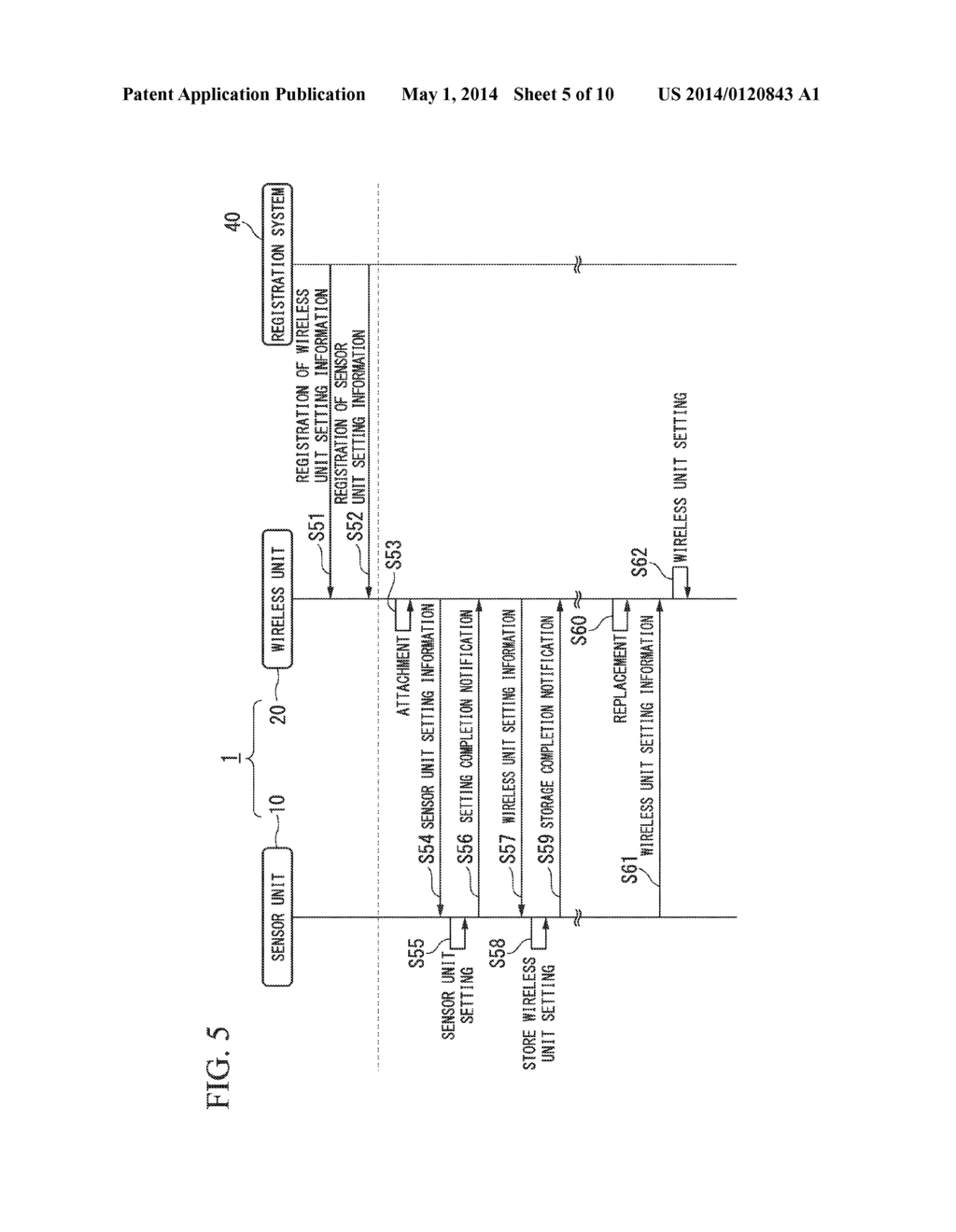 WIRELESS DEVICE, SENSOR UNIT, WIRELESS UNIT, AND METHOD FOR SETTING     WIRELESS DEVICE - diagram, schematic, and image 06