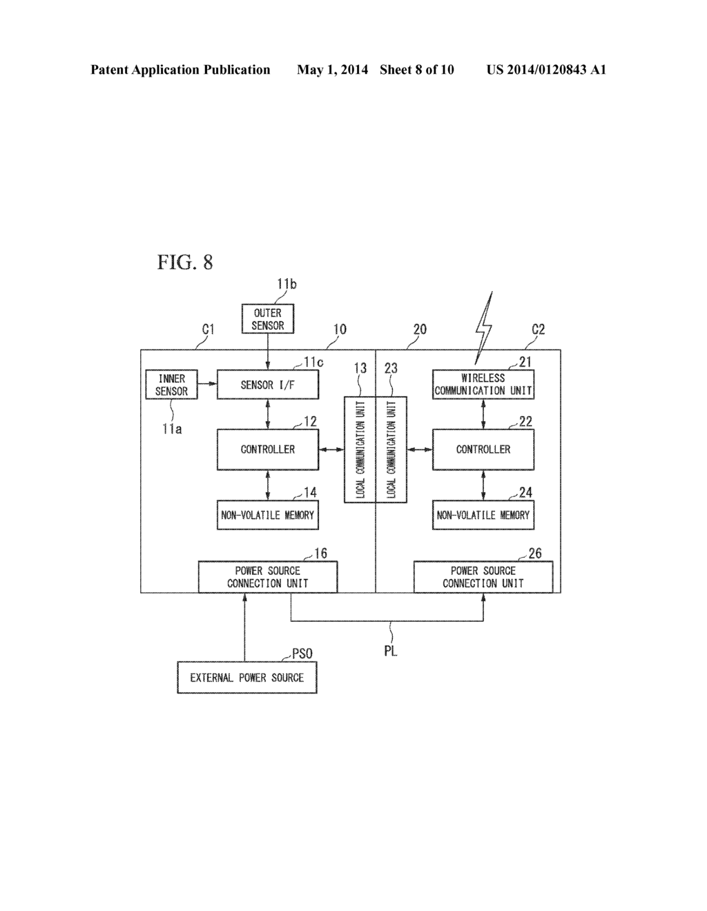 WIRELESS DEVICE, SENSOR UNIT, WIRELESS UNIT, AND METHOD FOR SETTING     WIRELESS DEVICE - diagram, schematic, and image 09