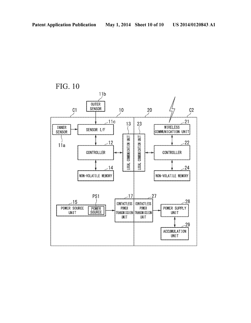 WIRELESS DEVICE, SENSOR UNIT, WIRELESS UNIT, AND METHOD FOR SETTING     WIRELESS DEVICE - diagram, schematic, and image 11