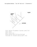 Golf swing alignment system diagram and image