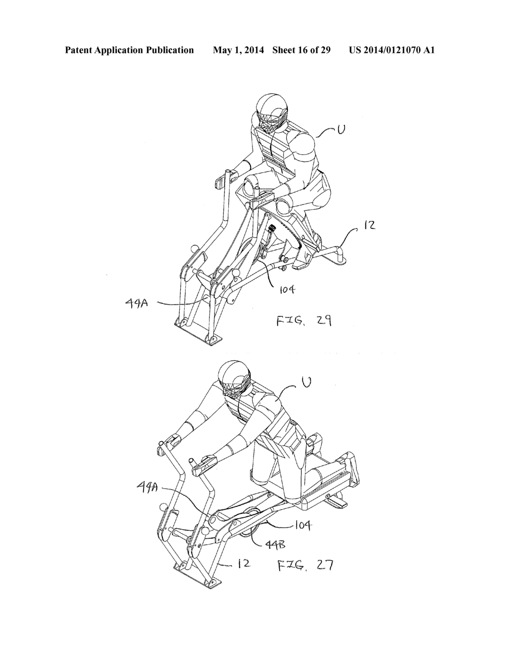 ABDOMINAL MUSCLE EXERCISE MACHINE - diagram, schematic, and image 17