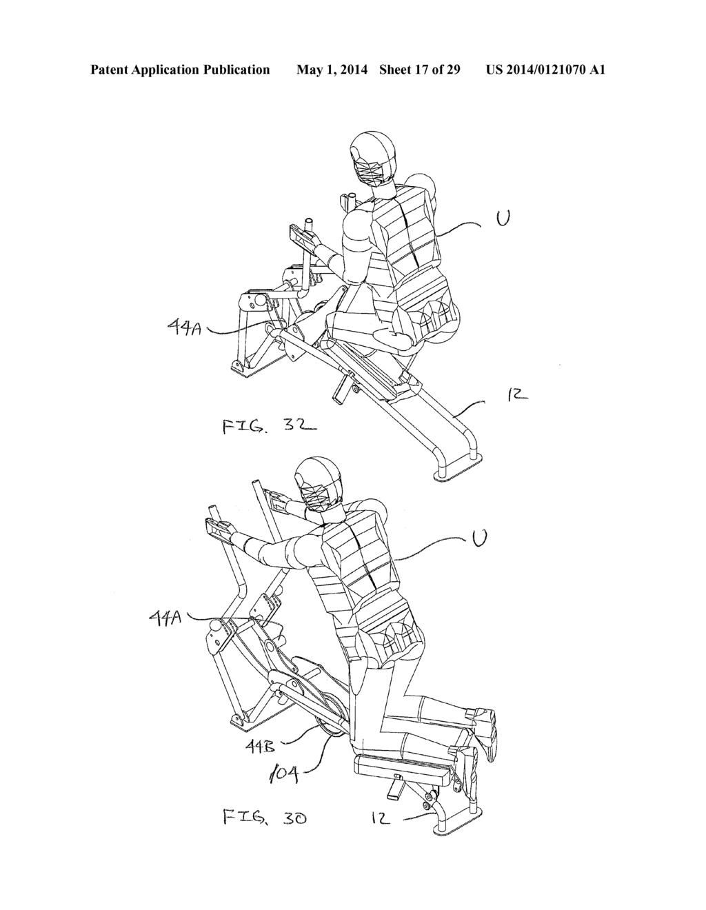 ABDOMINAL MUSCLE EXERCISE MACHINE - diagram, schematic, and image 18