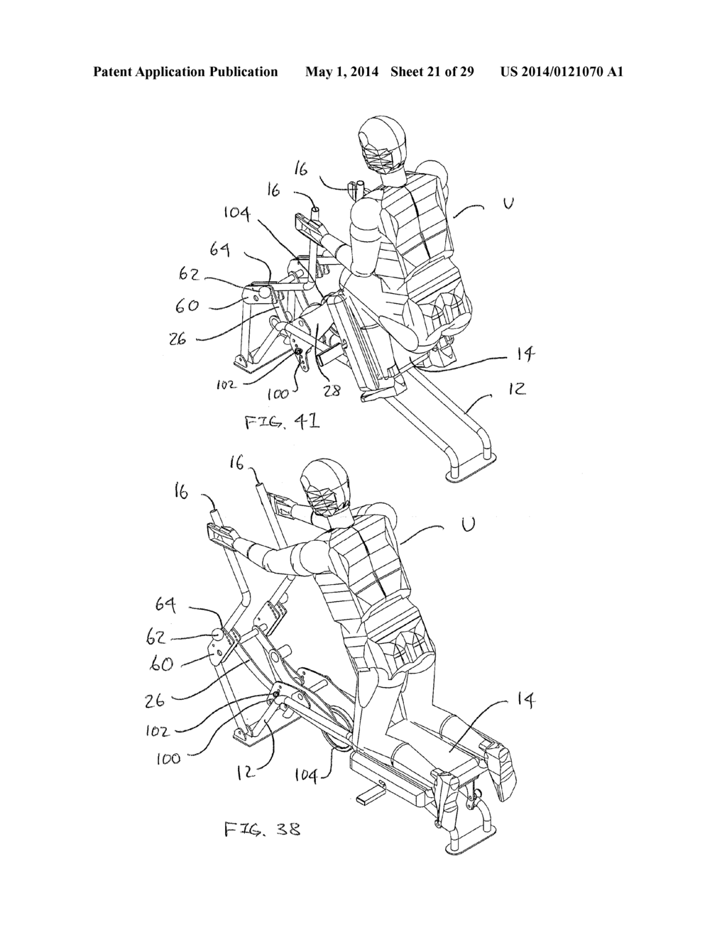 ABDOMINAL MUSCLE EXERCISE MACHINE - diagram, schematic, and image 22