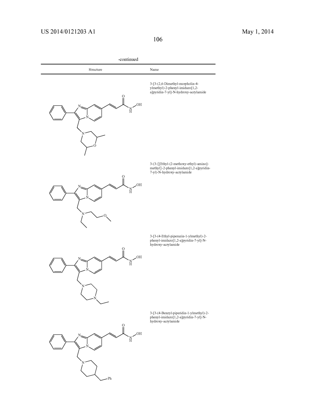 IMIDAZO[1,2-a]PYRIDINE DERIVATIVES: PREPARATION AND PHARMACEUTICAL     APPLICATIONS - diagram, schematic, and image 107