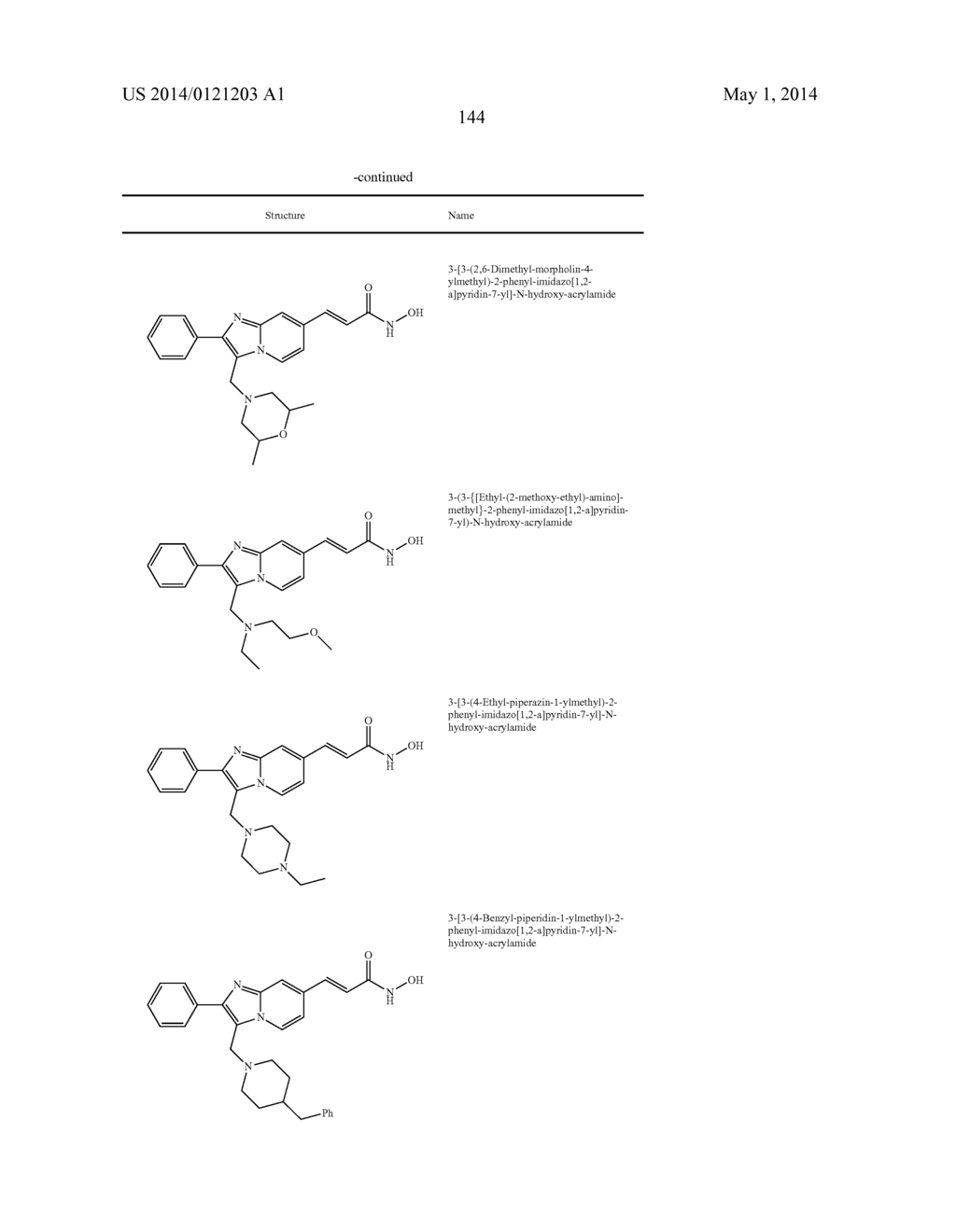 IMIDAZO[1,2-a]PYRIDINE DERIVATIVES: PREPARATION AND PHARMACEUTICAL     APPLICATIONS - diagram, schematic, and image 145