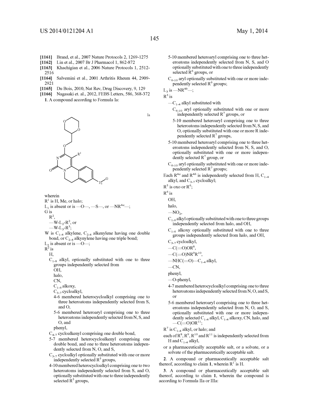 NOVEL DIHYDROPYRIMIDINOISOQUINOLINONES AND PHARMACEUTICAL COMPOSITIONS     THEREOF FOR THE TREATMENT OF INFLAMMATORY DISORDERS. - diagram, schematic, and image 146