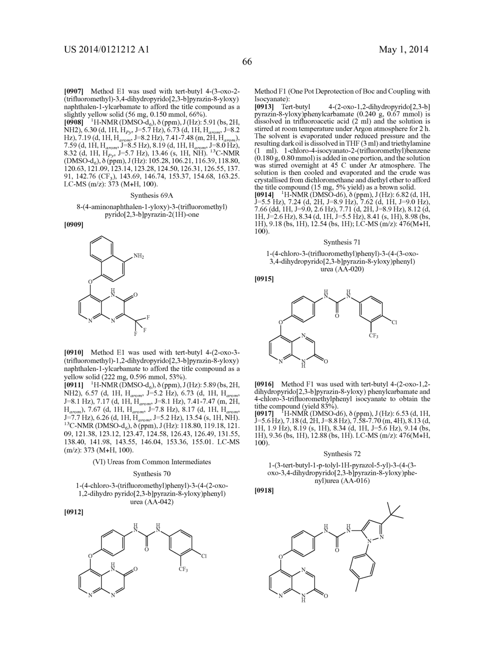 Pyrido[2,3-b]pyrazin-8-substituted Compounds and Their Use - diagram, schematic, and image 72