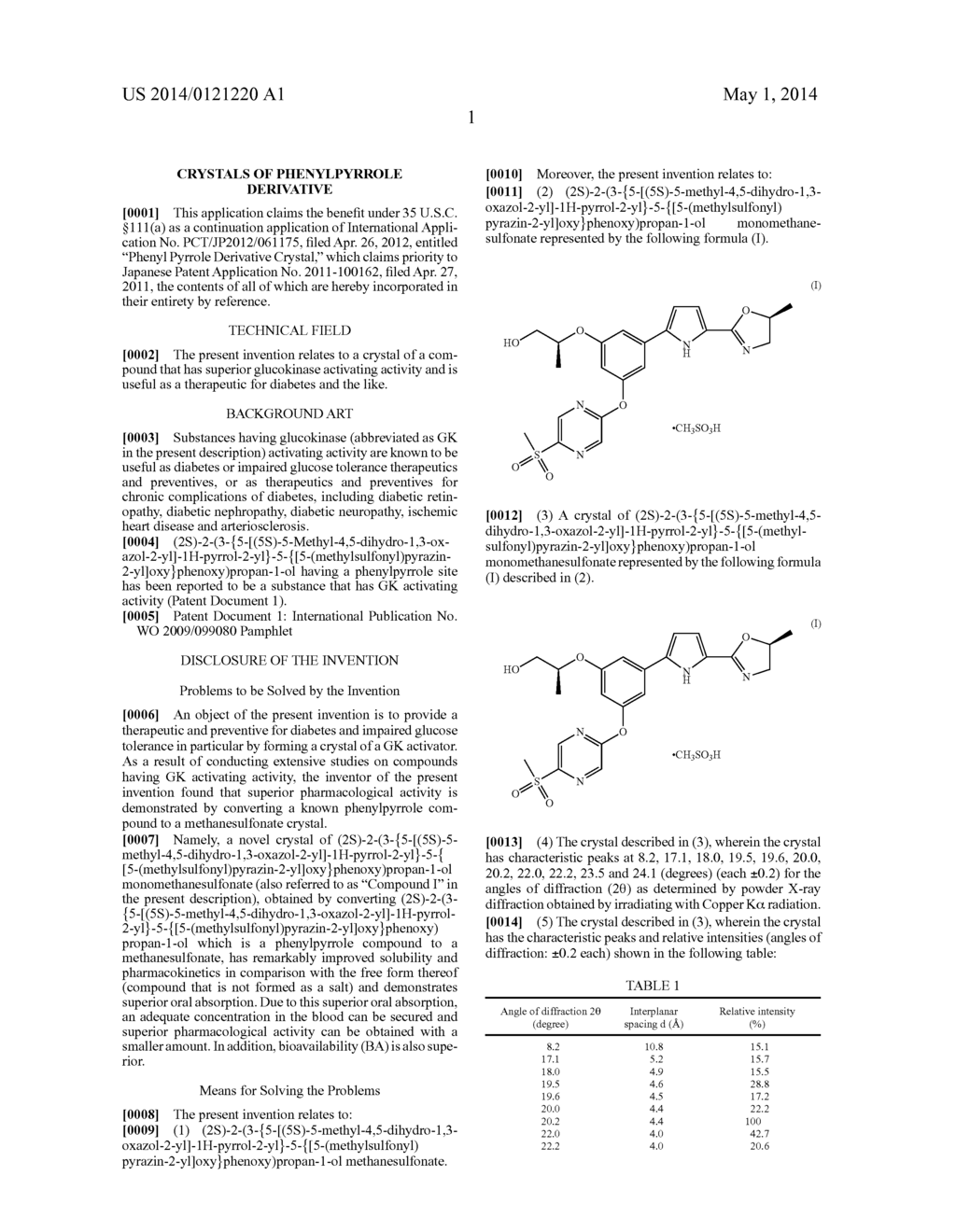 CRYSTALS OF PHENYLPYRROLE DERIVATIVE - diagram, schematic, and image 07