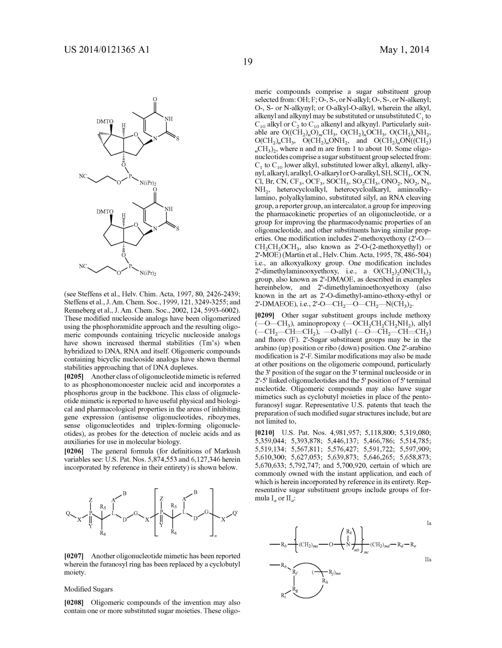 OLIGOMERIC COMPOUNDS AND COMPOSITIONS FOR USE IN MODULATION OF SMALL     NON-CODING RNAS - diagram, schematic, and image 21