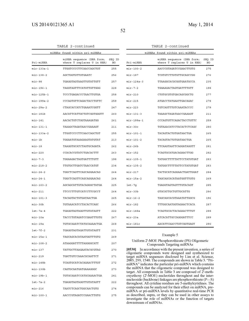 OLIGOMERIC COMPOUNDS AND COMPOSITIONS FOR USE IN MODULATION OF SMALL     NON-CODING RNAS - diagram, schematic, and image 54