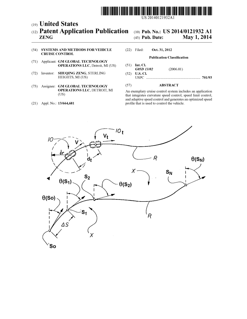 SYSTEMS AND METHODS FOR VEHICLE CRUISE CONTROL - diagram, schematic, and image 01