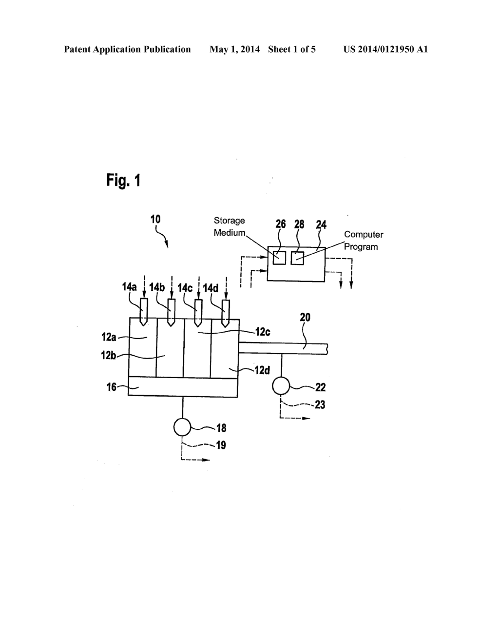 METHOD FOR OPERATING AN INTERNAL COMBUSTION ENGINE HAVING A PLURALITY OF     CYLINDERS IN HOMOGENEOUS OPERATION - diagram, schematic, and image 02