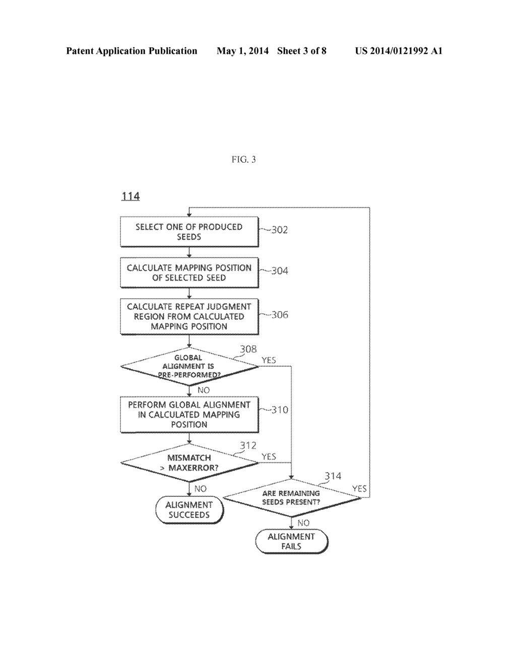 SYSTEM AND METHOD FOR ALIGNING GENOME SEQUENCE - diagram, schematic, and image 04