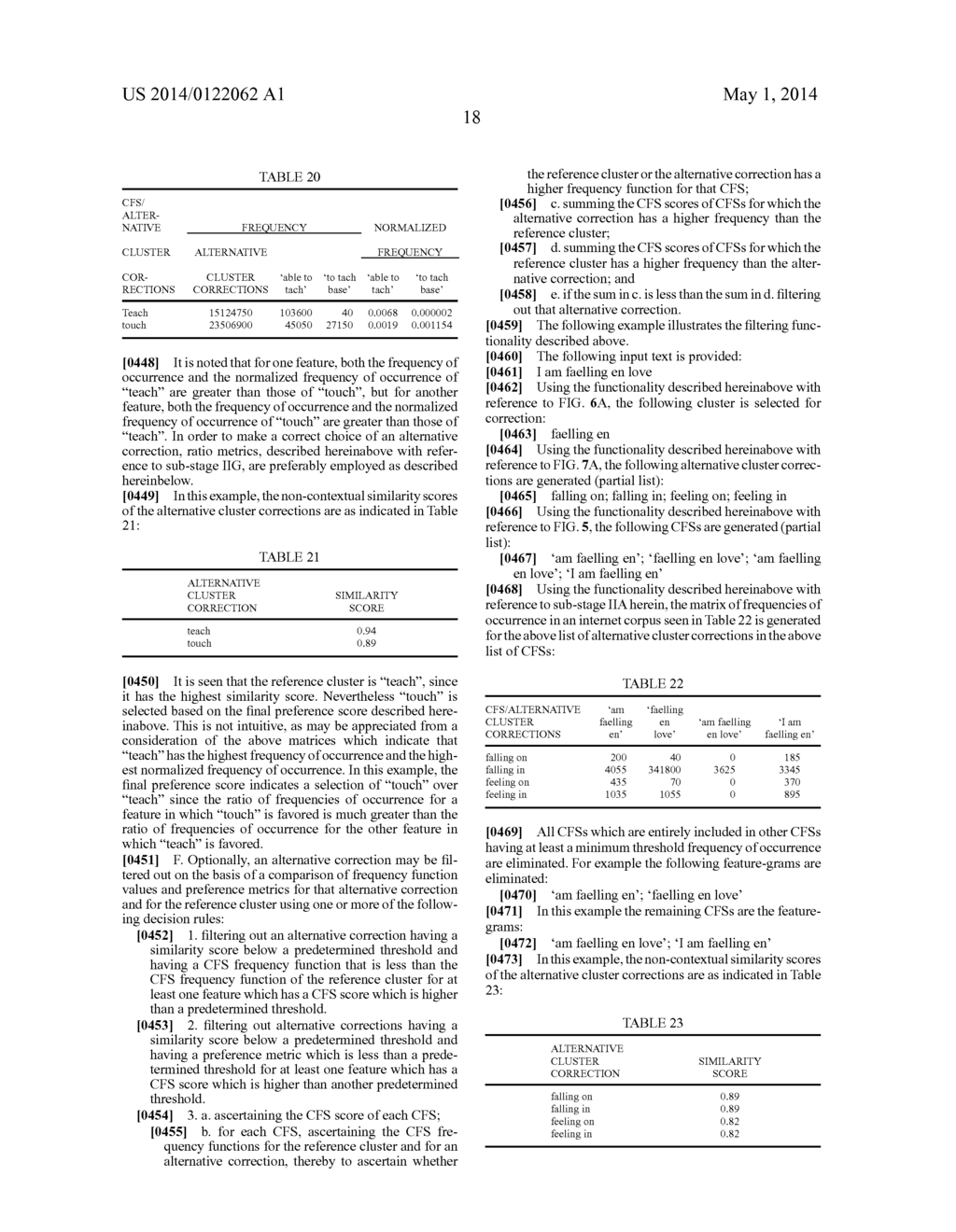 AUTOMATIC CONTEXT SENSITIVE LANGUAGE GENERATION, CORRECTION AND     ENHANCEMENT USING AN INTERNET CORPUS - diagram, schematic, and image 38