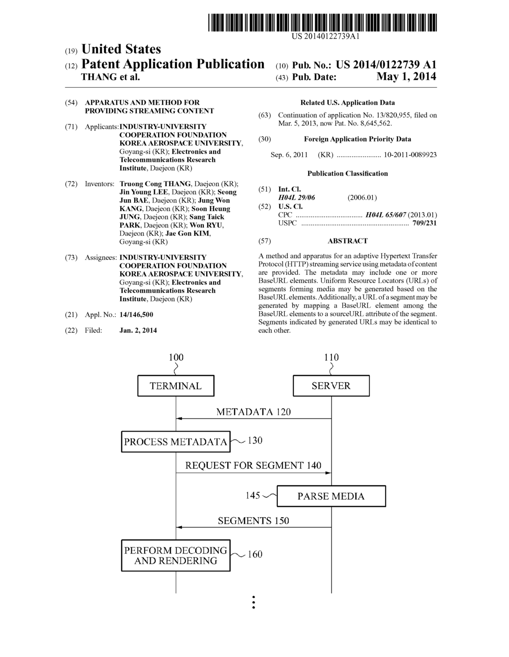 APPARATUS AND METHOD FOR PROVIDING STREAMING CONTENT - diagram, schematic, and image 01