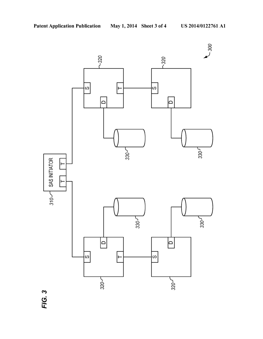 METHODS AND STRUCTURE FOR SERIAL ATTACHED SCSI EXPANDERS THAT     SELF-CONFIGURE ROUTING ATTRIBUTES OF THEIR PORTS - diagram, schematic, and image 04