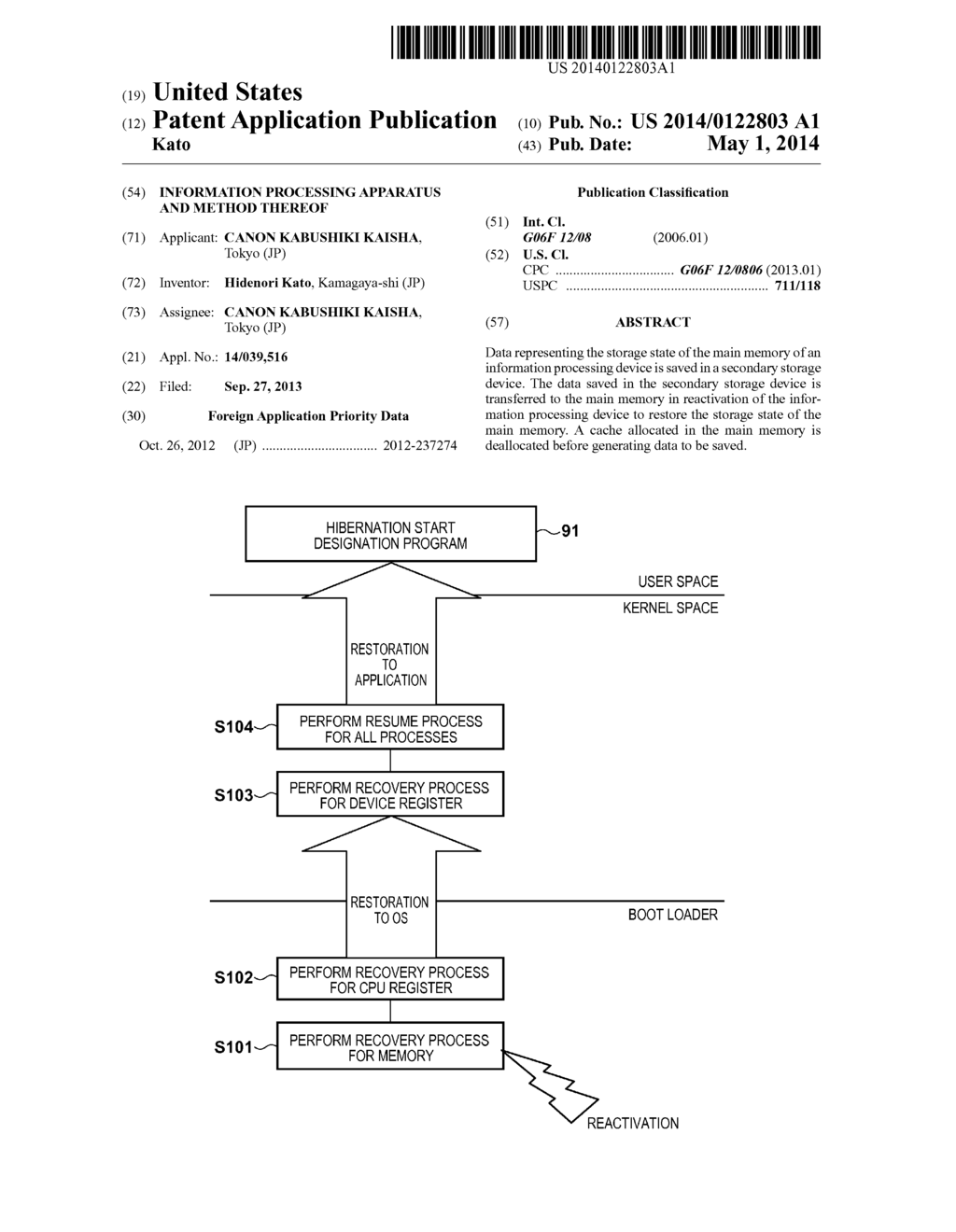 INFORMATION PROCESSING APPARATUS AND METHOD THEREOF - diagram, schematic, and image 01