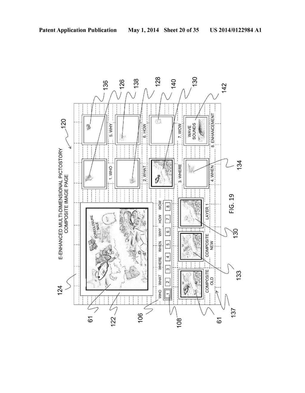 SYSTEM AND METHOD FOR THE CREATION OF AN E-ENHANCED MULTI-DIMENSIONAL     PICTOSTORY USING PICTOOVERLAY TECHNOLOGY - diagram, schematic, and image 21