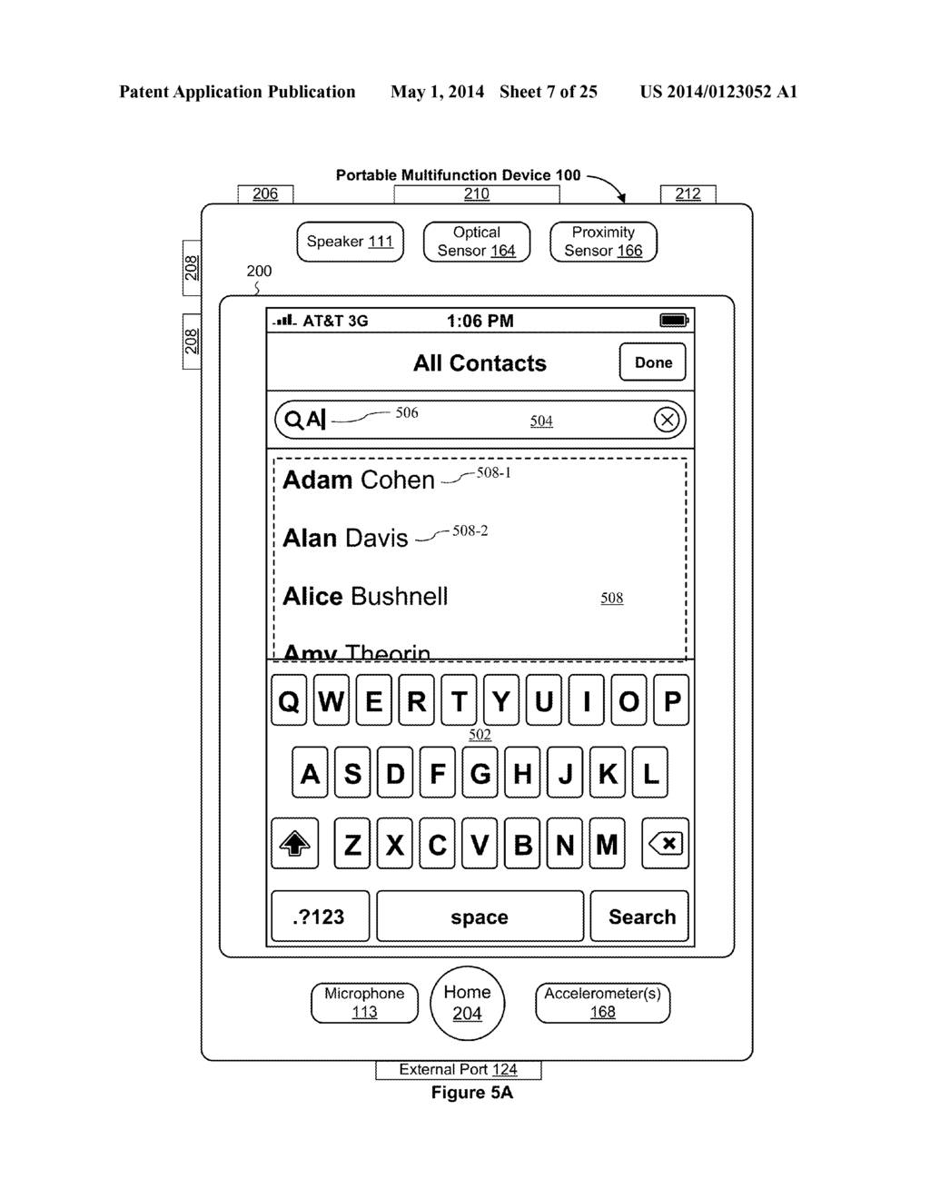 Smart Keyboard Management for a Multifunction Device with a Touch Screen     Display - diagram, schematic, and image 08