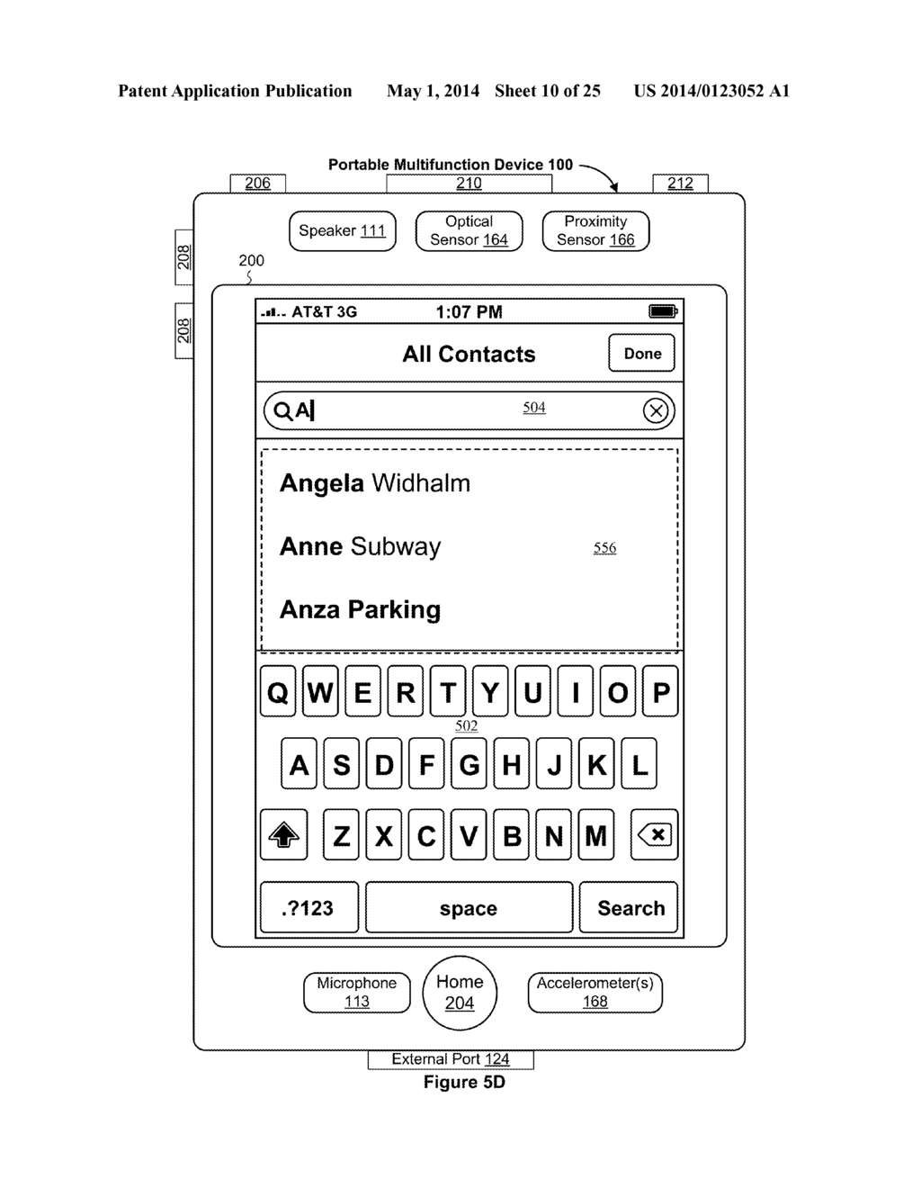 Smart Keyboard Management for a Multifunction Device with a Touch Screen     Display - diagram, schematic, and image 11