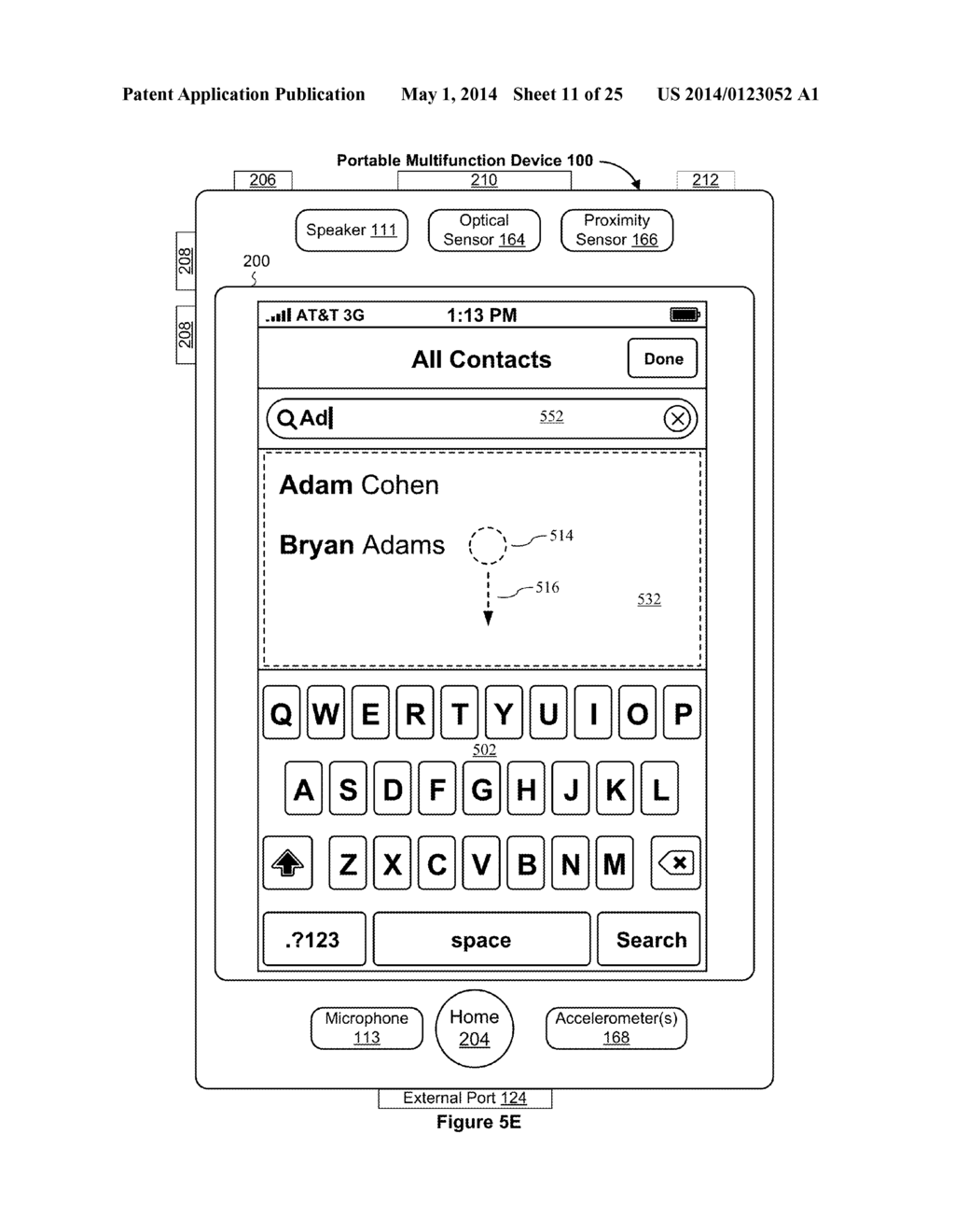 Smart Keyboard Management for a Multifunction Device with a Touch Screen     Display - diagram, schematic, and image 12