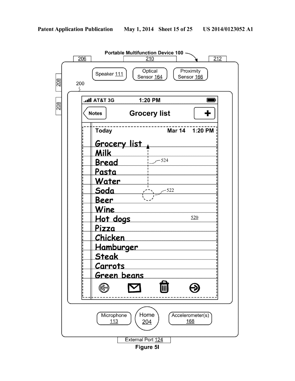 Smart Keyboard Management for a Multifunction Device with a Touch Screen     Display - diagram, schematic, and image 16