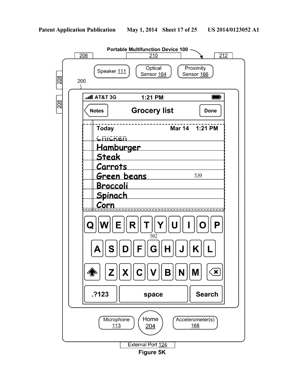 Smart Keyboard Management for a Multifunction Device with a Touch Screen     Display - diagram, schematic, and image 18