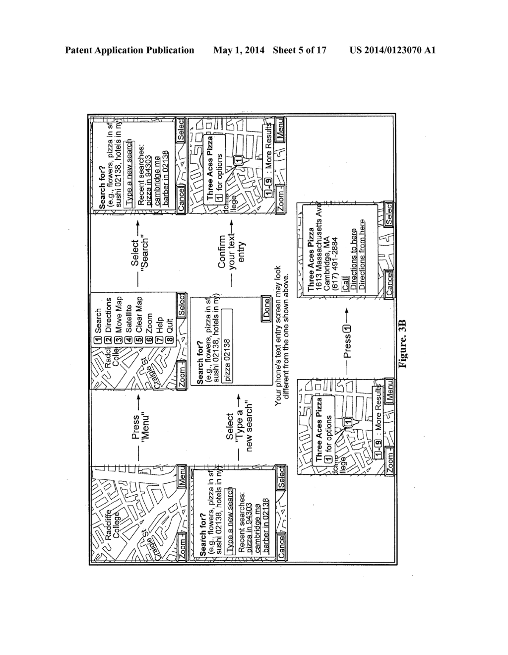 MULTIPLE VIEWS OF A GEOGRAPHIC AREA ON A MOBILE DEVICE - diagram, schematic, and image 06