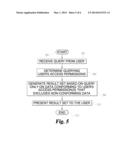 SYSTEM AND METHOD FOR PRESENTING FLIGHT TRACKING DATA TO A USER BASED UPON     THE USER S ACCESS PERMISSIONS TO VARIOUS SOURCES diagram and image