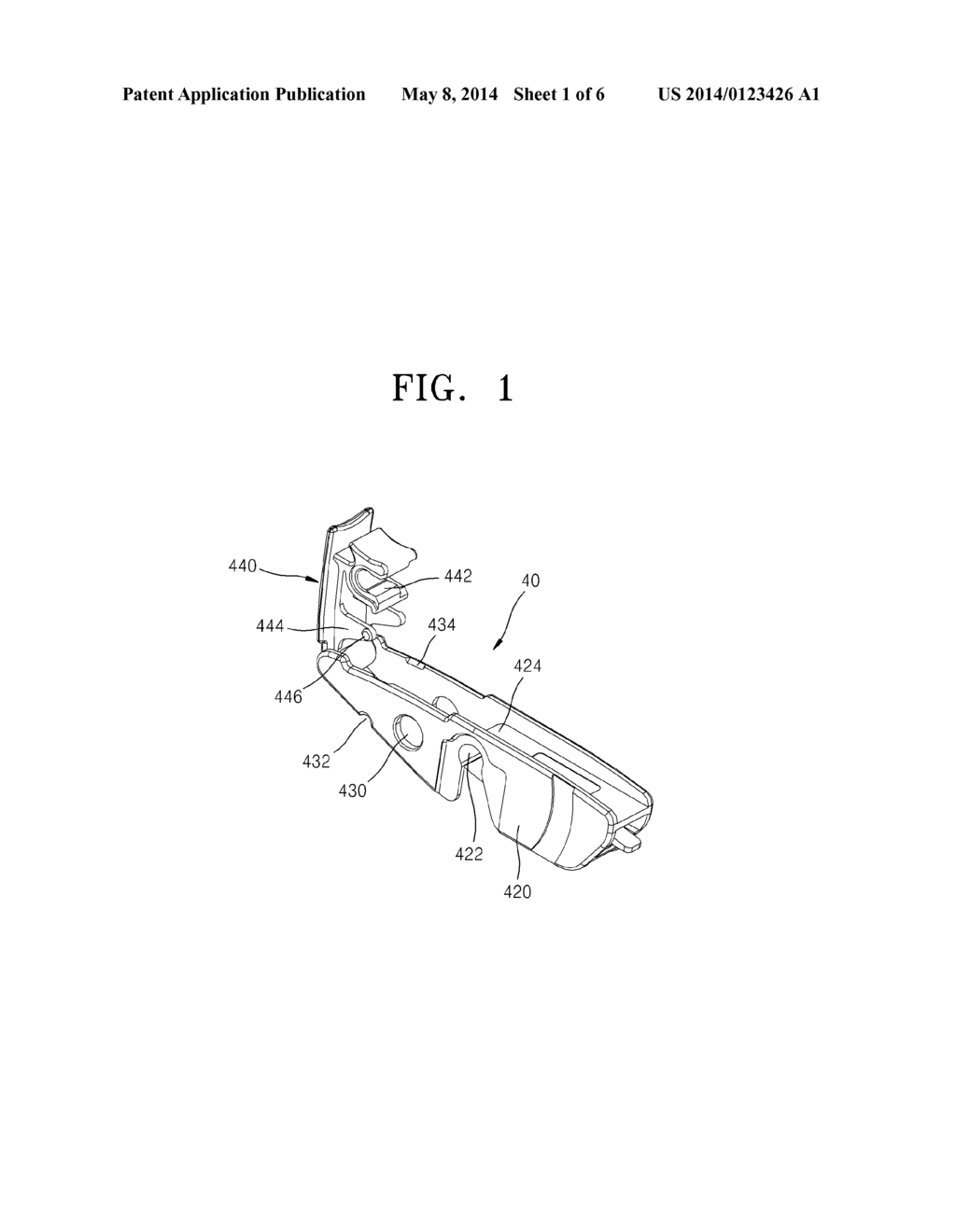 Clip Member For Assembling Various Mounting Types Of Wiper Arms - diagram, schematic, and image 02