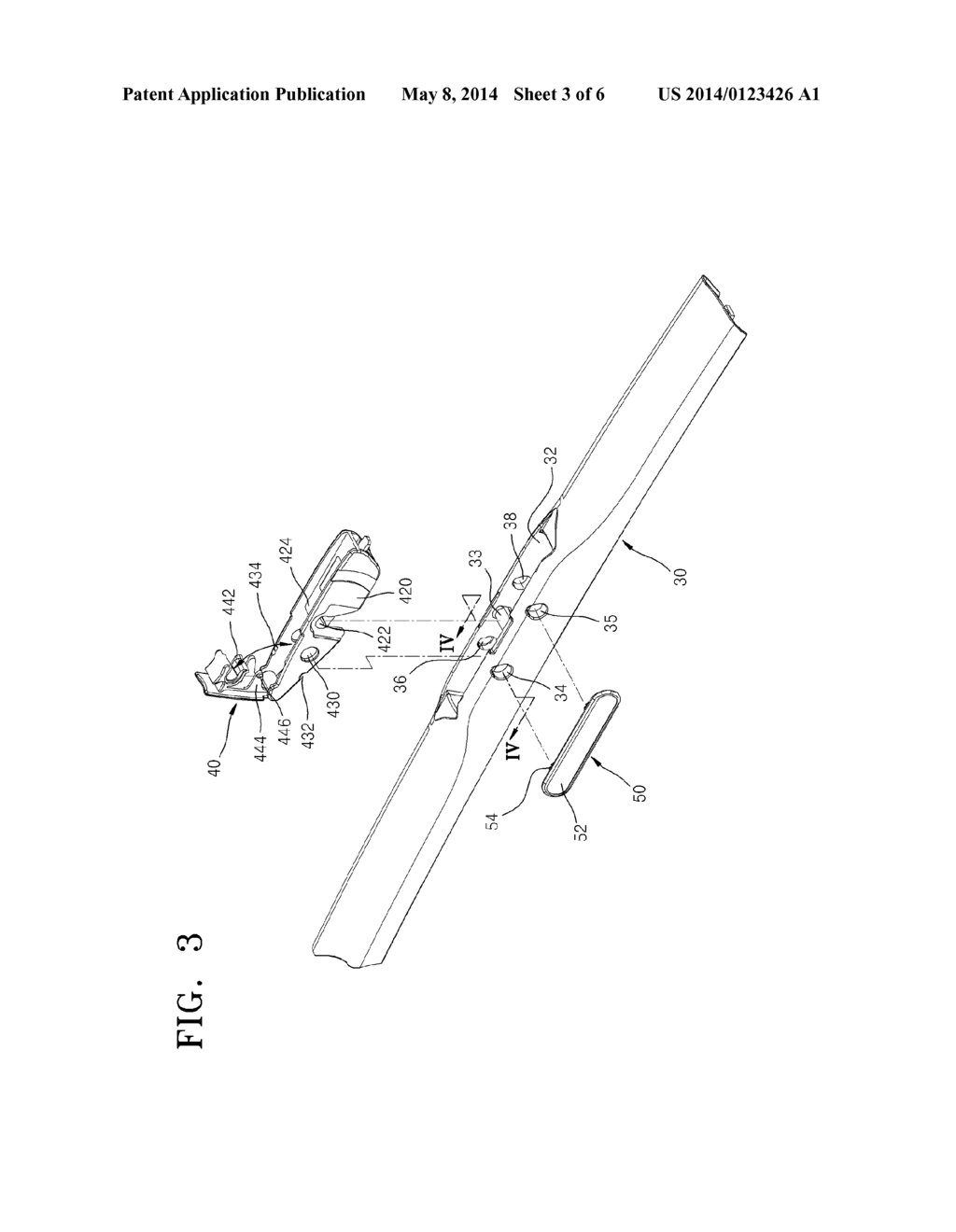 Clip Member For Assembling Various Mounting Types Of Wiper Arms - diagram, schematic, and image 04