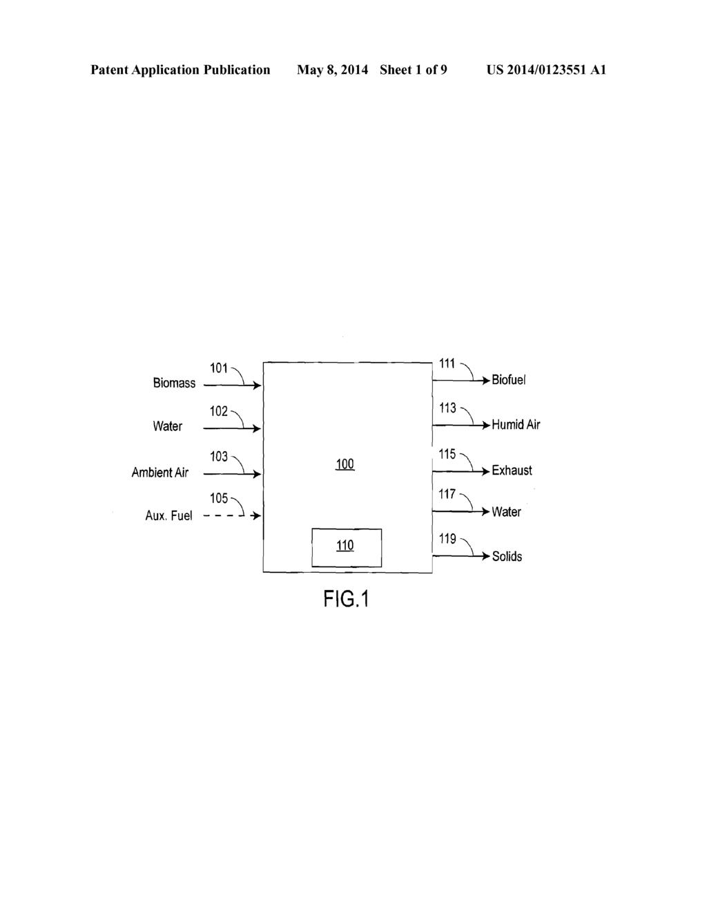 METHOD FOR PROCESSING A BIOMASS - diagram, schematic, and image 02