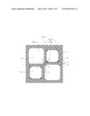 SEALED HONEYCOMB STRUCTURE AND DEVICE FOR CLEANING EXHAUST diagram and image