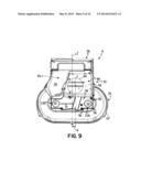 WALK POWER MOWER WITH FLOW CUTOFF BAFFLE CARRIED BY A SIDE DISCHARGE CHUTE diagram and image