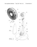 COOLING FAN WITH ATOMIZING DEVICE diagram and image