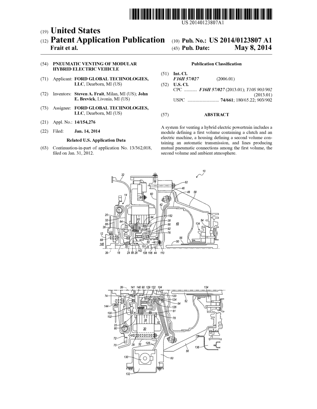 PNEUMATIC VENTING OF MODULAR HYBRID ELECTRIC VEHICLE - diagram, schematic, and image 01