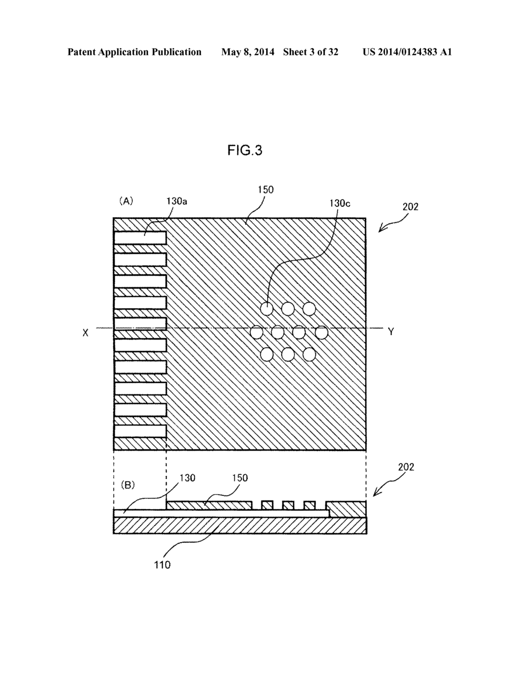 ELECTRODE CHIP FOR DETECTING BIOLOGICAL MOLECULE, AND METHOD FOR DETECTING     BIOLOGICAL MOLECULE - diagram, schematic, and image 04