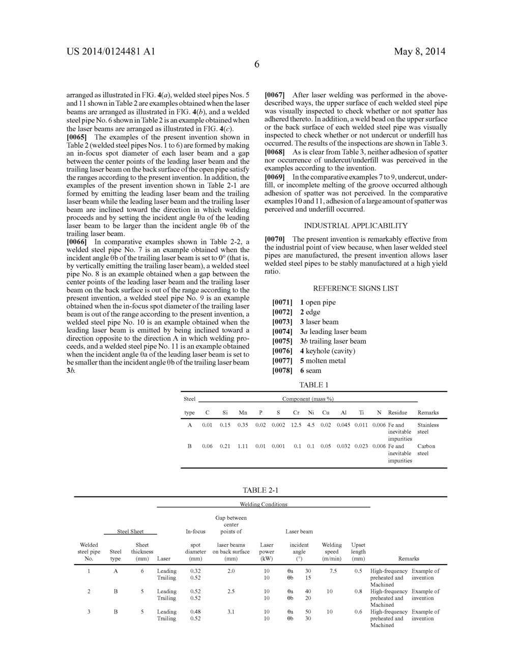 METHOD OF MANUFACTURING LASER WELDED STEEL PIPE - diagram, schematic, and image 09