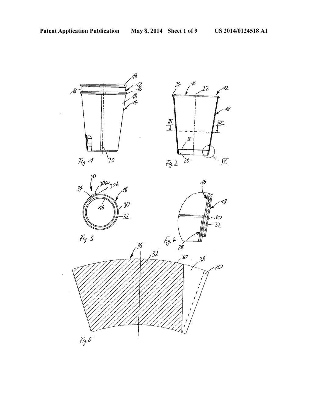 INSULATING CUP AND METHOD FOR PRODUCING AN INSULATING CUP - diagram, schematic, and image 02