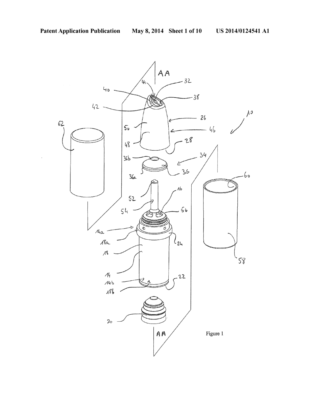 PACKAGING, DISPENSING AND USE OF CONTENTS HAVING A LIQUID TO PASTY     CONSISTENCY - diagram, schematic, and image 02