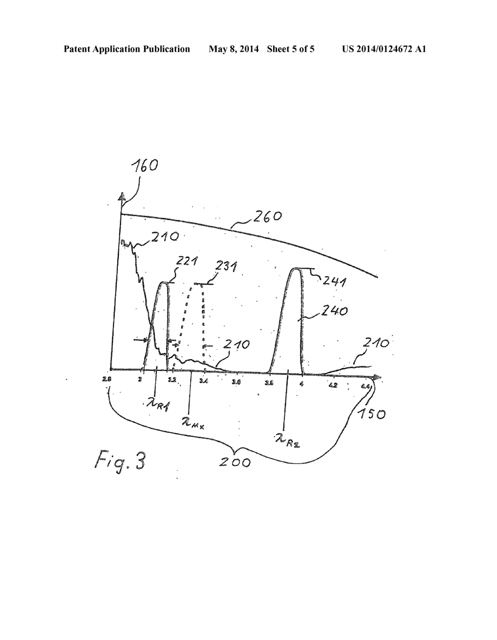 DEVICE WITH A MEASUREMENT ARRANGEMENT FOR OPTICAL MEASUREMENT OF GASES AND     GAS MIXTURES, WITH COMPENSATION OF ENVIRONMENTAL EFFECTS - diagram, schematic, and image 06