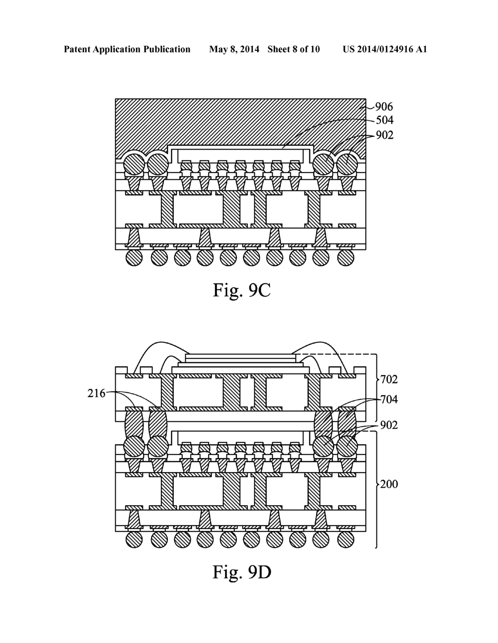 Molded Underfilling for Package on Package Devices - diagram, schematic, and image 09