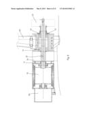 SUB SEA CENTRAL AXIS TURBINE WITH REARWARDLY RAKED BLADES diagram and image